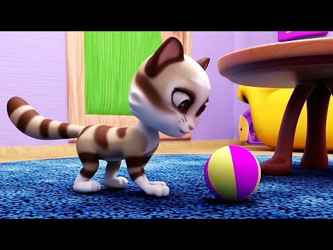 Kočička – Dětské Písně v Českém Jazyce – Kreslené Filmy – S Láskou k Dětem