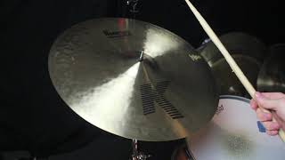 Video thumbnail for Zildjian 17" K Dark Medium Thin Crash - 1390g by The Drum Shop - Portland, Maine