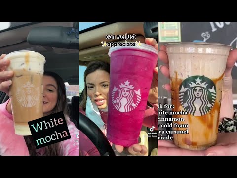 The Best Starbucks Drinks tiktok compilation