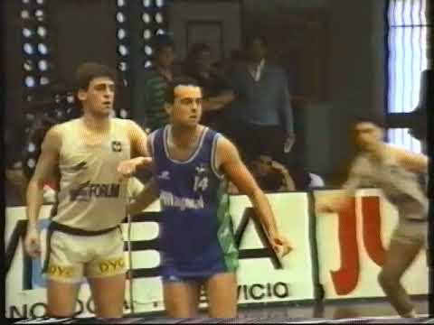 Forum Valladolid vs Mayoral Maristas Málaga Campeonato de España Junior 1989