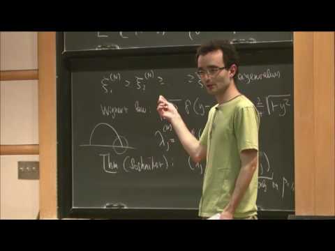 Local eigenvalue statistics at the edge of the spectrum - Alexander Sodin