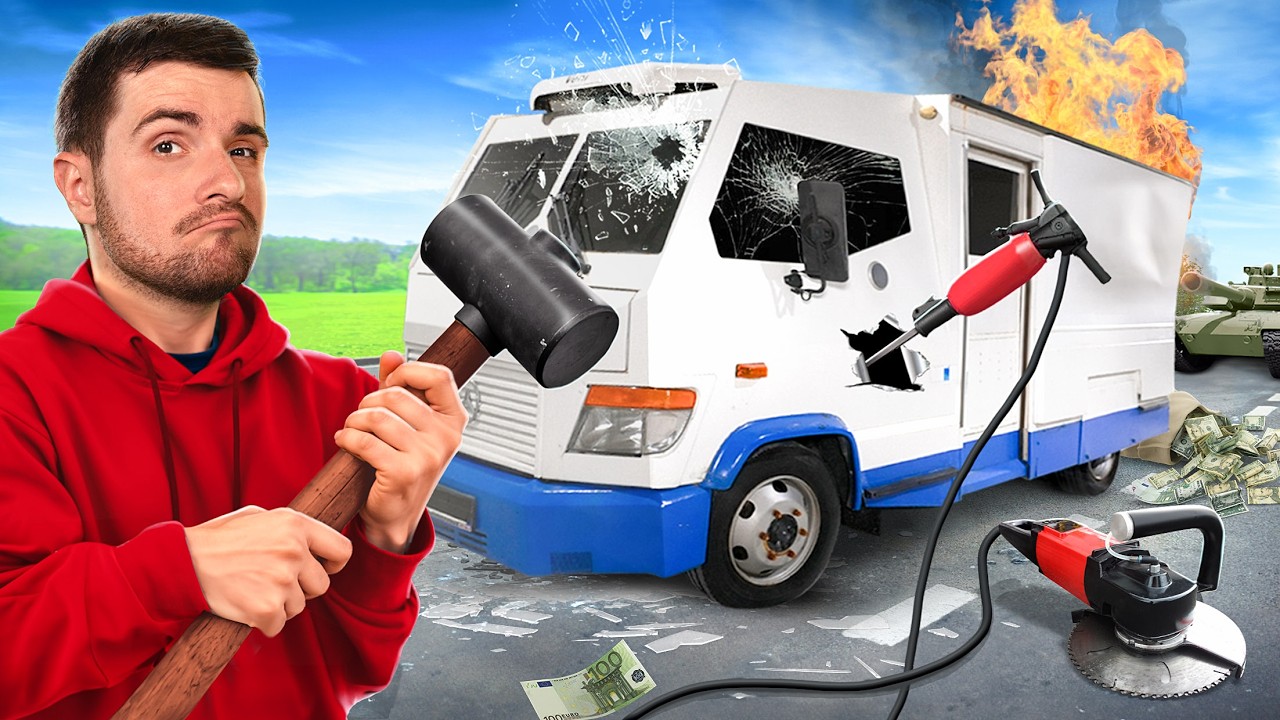 J'AI ACHETÉ UN FOURGON BLINDÉ SUR LEBONCOIN (on essaye de l’ouvrir)