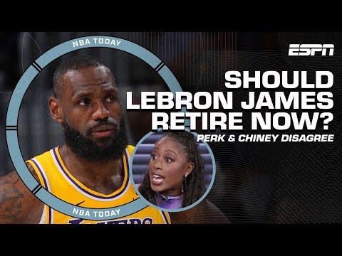 Chiney Ogwumike DISAGREES with Perk on if LeBron should RETIRE 🗣️ 'IT'S THE LAST STAND!' | NBA Today