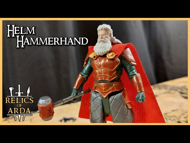 Vídeo relacionado con McFarlane Toys - El Señor de los Anillos: La Guerra de los Rohirrim Helm Hammerhand Figura Build-A de 4 Pulgadas
