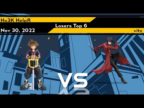 [Smash Ultimate] Ho3K | HelpR vs vitz - Xeno269 (L.Top 6)
