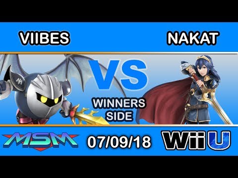 MSM 154 - Viibes (Metaknight) Vs. NAKAT (Lucina) Winners Round 3 - Smash 4
