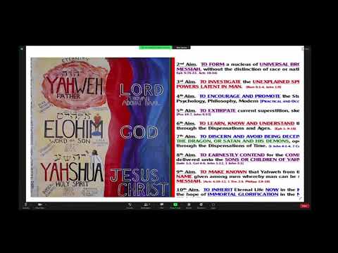 September 18th,  2021  Oceanside Zoom Class - Love not the World