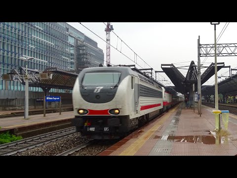 E402B “IC Giorno”+”Frecciabianca 2.0” sull’ICN 1962 in transito @MILANO ROGOREDO!