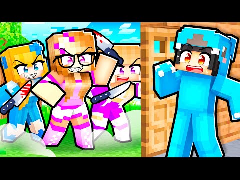 Crazy Fan Girl CAMOUFLAGE HIDE AND SEEK in Minecraft!