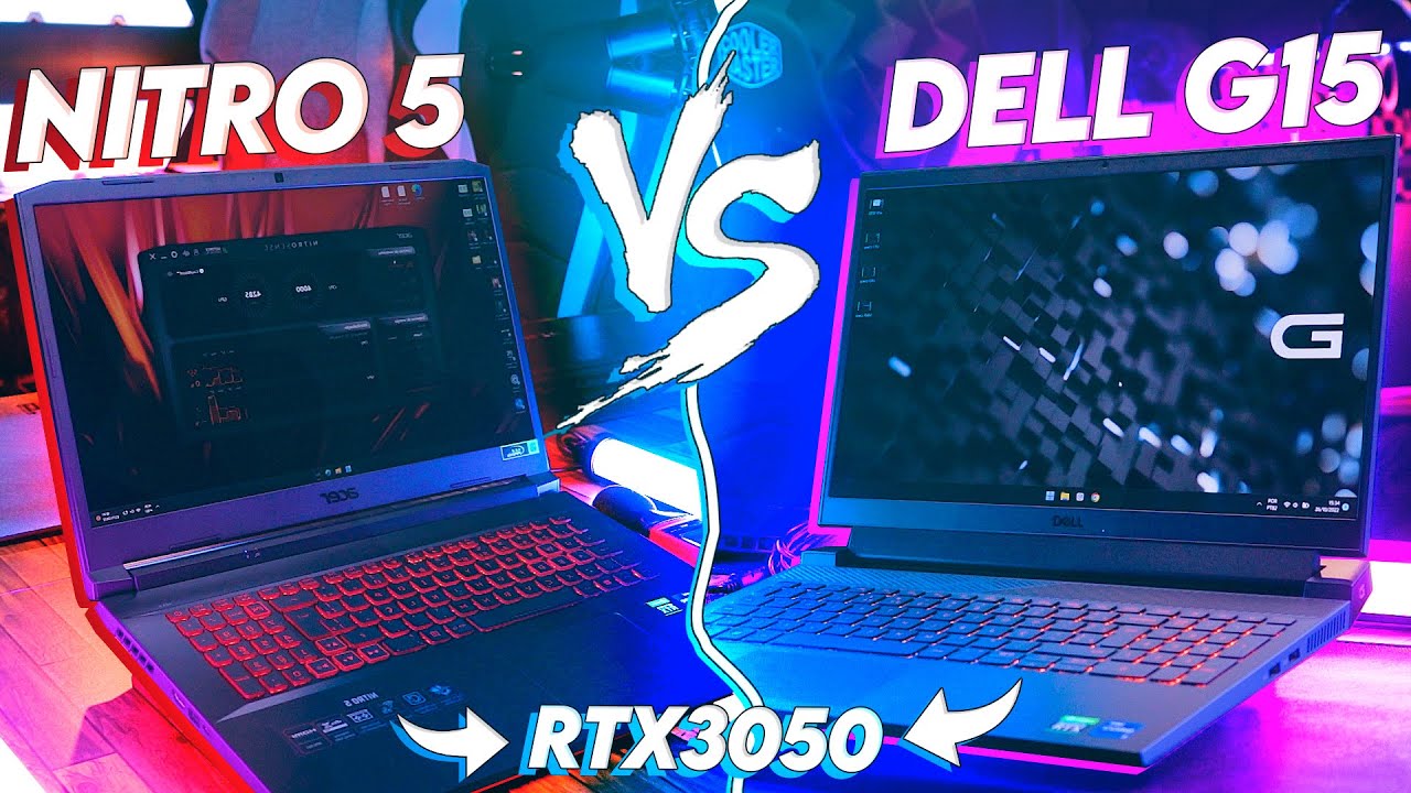 NITRO 5 ou DELL G15? Comparando os 2 NOTEBOOKS GAMERS com RTX3050! #benchmarks