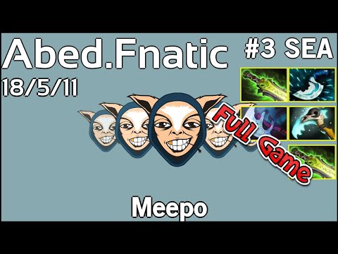 Abed  [Fnatic] Meepo - Dota 2 Full Game 7.18