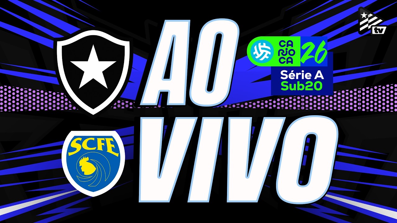 Assista AO VIVO: Botafogo recebe o Sampaio Corrêa pelo Campeonato Carioca Sub-20
