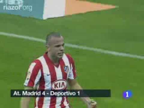 Atlético de Madrid - R.C.Deportivo (4-1) Liga BBVA 08/09 11ª Jornada