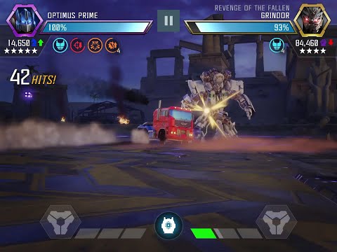 TFTF  R5 Optimus Prime vs Grindor LOC1 Rulers of Kaon