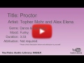Proctor Topher Mohr And Alex Elena Dance Electronic Funky YouTube Audio Library BGM