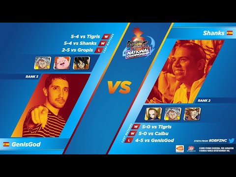 GENISGOD vs SHANKS | National Championship Playoffs SEMI-FINAL - Spain | Dragon Ball FighterZ