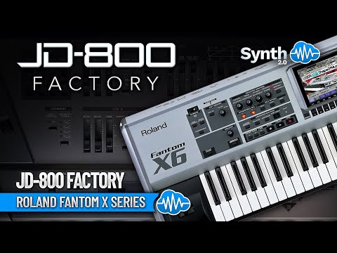 RML001 - JD-800 Factory - Fantom X ( 64 presets ) - Video Preview 1