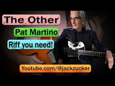 The OTHER Pat Martino riff you need to know. This one is over a FMaj7, Am7, B7#5#9, G#7#5#9