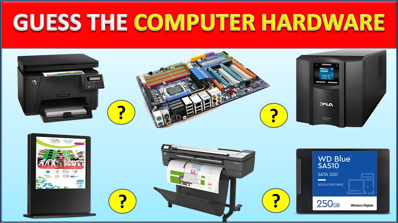 Guess The Computer Parts | Guess the Computer Logo | Guess The Computer Hardware
