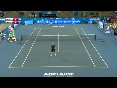 John McEnroe's still got it - World Tennis Challenge 2015