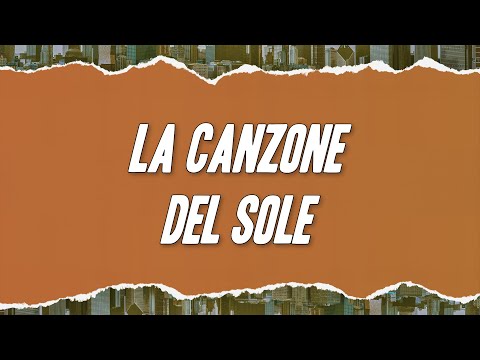 La canzone del sole video thumbnail