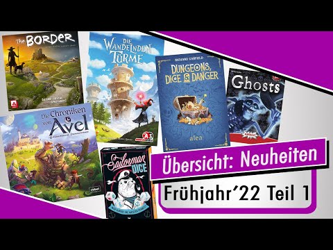 Brettspiel - Frühjahrs Neuheiten 2022 - Überblick Teil 1 - Spiel doch mal!