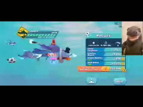 I went first place (hungry shark evolution)Luminite live event