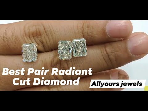How to get the best pair of radiant cut diamonds