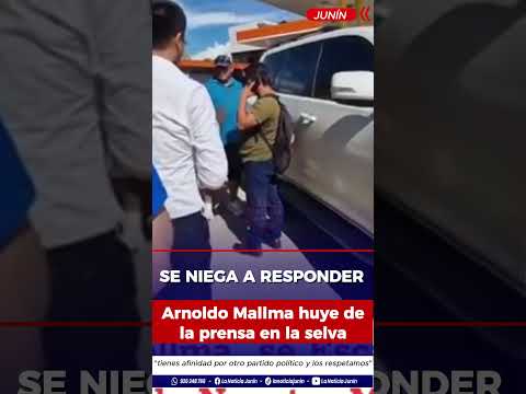 Arnoldo Mallma se niega a responder preguntas básicas y abandona entrevista en la Selva Central