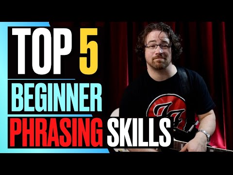 Wanna make your guitar sing? Then you need the TOP 5 BEGINNER PHRASING TECHNIQUES