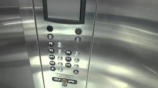 preview picture of video 'Thyssenkrupp Synergy elevator @ Perry Street Garage Virginia Tech Blacksburg VA'