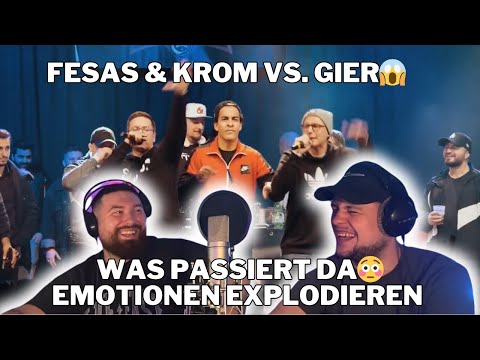 GIER vs KROM / FESAS 😂 KONTROVERSES FREESTYLE BATTLE 😱 reaction