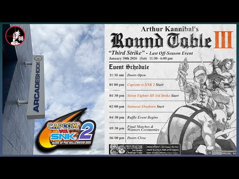 🔴LIVE!! 🔴 Round Table 3 CVS2 Tournament | by ArcadeShock | #CVS2 !bracket