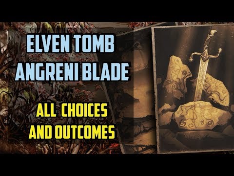 Elven Tomb Angreni Blade All choices - Thronebreaker the Witcher Tales - (Warden Of The Swamp)