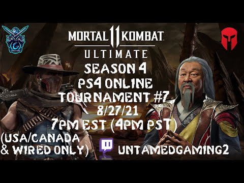 MK11 Ultimate Season 4 PS4 Online Tournament #7 8/27/21