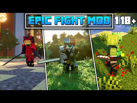 The Best Minecraft Combat Mod Is Back! | Epic Fight Mod 1.18+ [Forge]