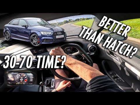 2019 AUDI S3 SALOON DRIVING POV/REVIEW // ACTUALLY GOOD?