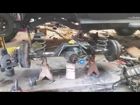 Yj jeep wrangler 1 ton swap (pt 3) 4-link progress and trans crossmember build