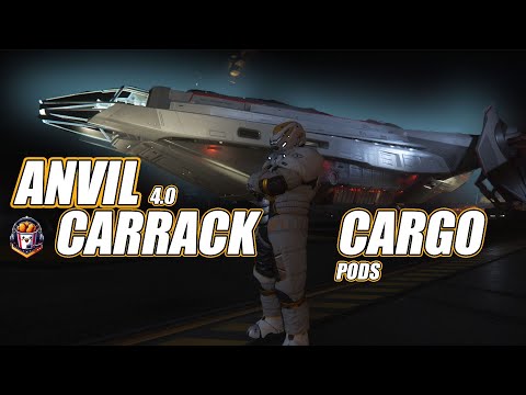 Anvil Carrack Cargo Pods and Blast Shields - Star Citizen 4.0 - #starcitizen