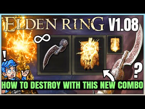 This New 1.08 Secret Best Weapon is Actually INSANE - MASSIVE Damage - Best Elden Ring Faith Build!