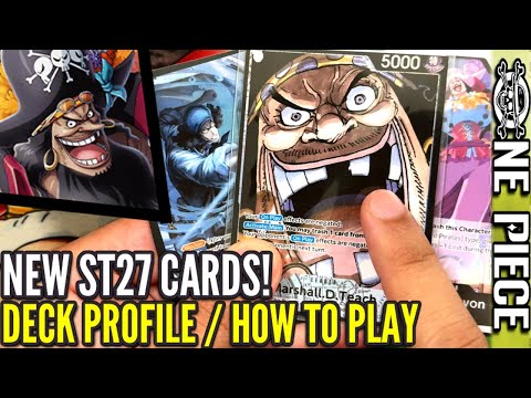 Blackbeard-Deckprofil und Spielanleitung (ST27/EB02/OP11) | One Piece TCG