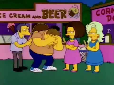 The Simpsons - Barney Gumble Burp collection (Season 1-10)