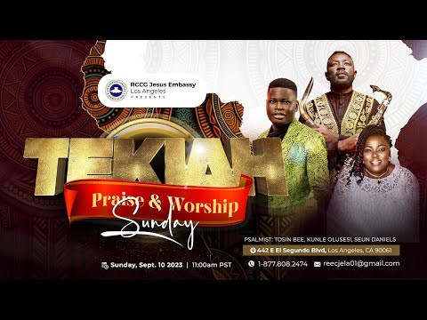 TEKIAH PRAISE WORSHIP SUNDAY || SEP - 10 - 23 || PASTOR NIRAN FAFOWORA