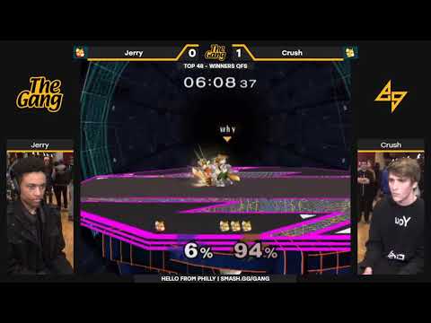 The Gang: Winners Quarters — Crush (White Fox) vs. Jerry (Red Fox) — SSBM Singles