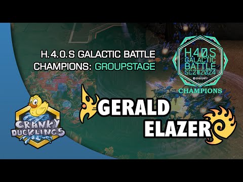 Gerald vs Elazer - PvZ | H.4.0.S Galactic Battle Champions | Polish LAN StarCraft 2 Tournament