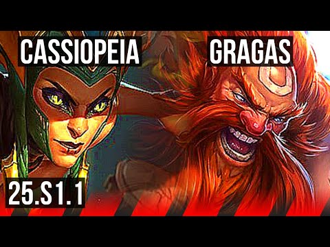 CASSIOPEIA vs GRAGAS (TOP) | KR Master | 25.S1.1
