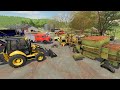 Huge fire burns barn and tractors | Farming Simulator 22