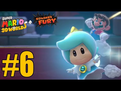 Super Mario 3D World + Bowser's Fury Gameplay Walkthrough Part 6 ( World 6)
