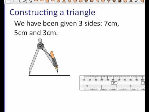 Constructing a Triangle given three sides