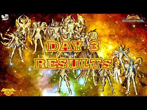 Saint Seiya: SAINTS LEAGUE - TEAM BATTLE | Day 03 Results